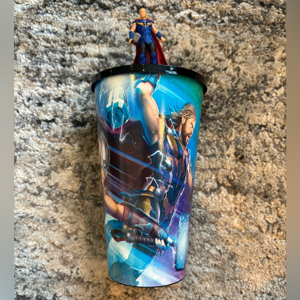 Thor Love and Thunder Cinema Cup with figurine
